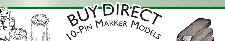 Buy Direct 10 Pin Markers